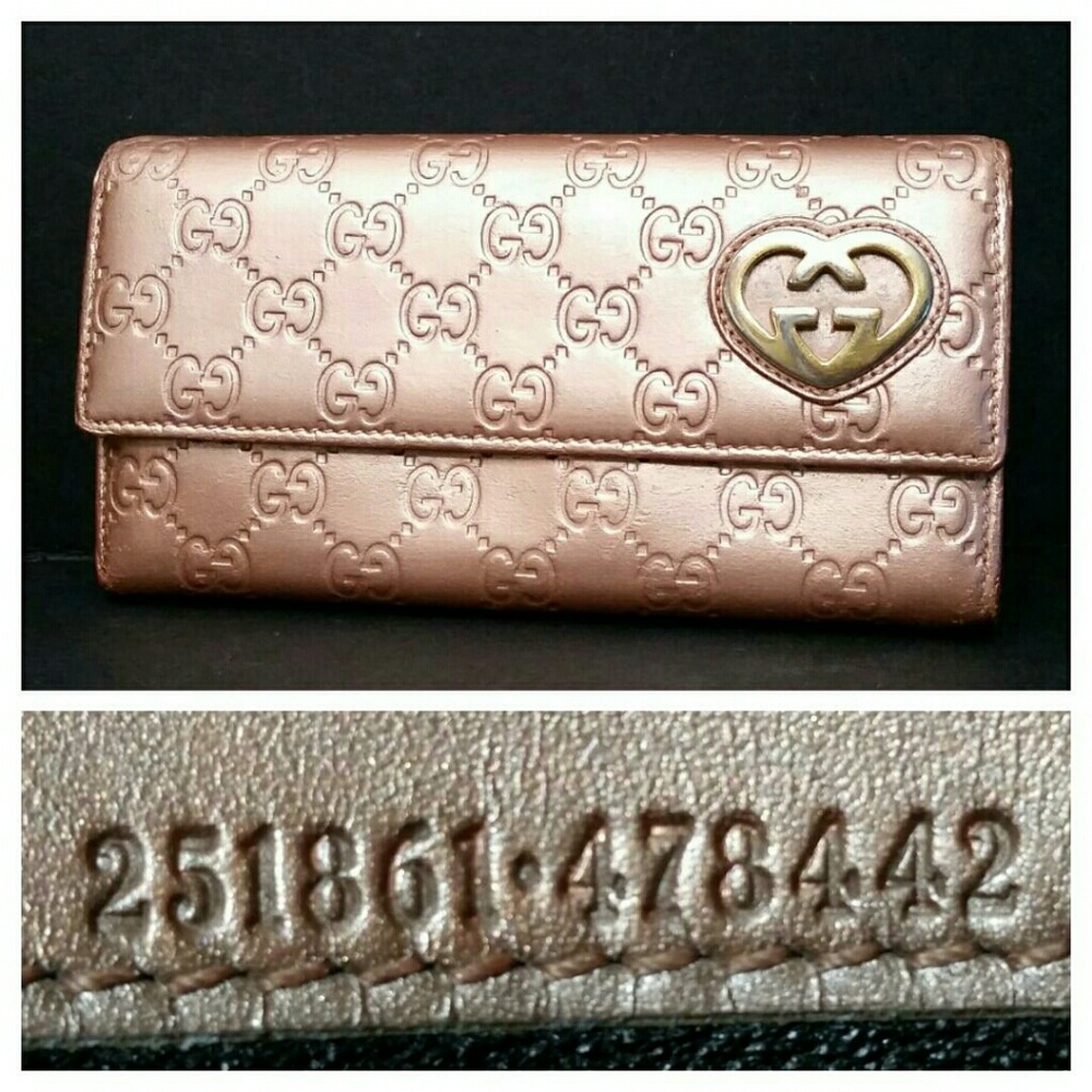 Authentic Gucci Guccissima Long Wallet